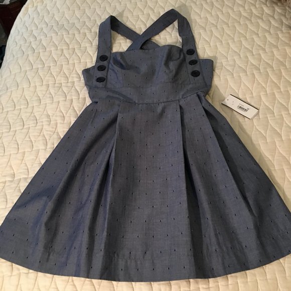 Teeze Me School Girl Pinafore Dress - Picture 7 of 10